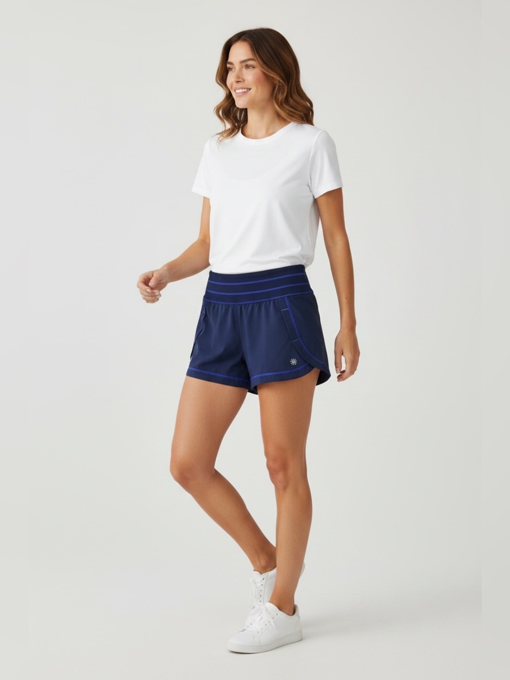 Athleta Women’s Size Small Stability Run Shorts With Lining.